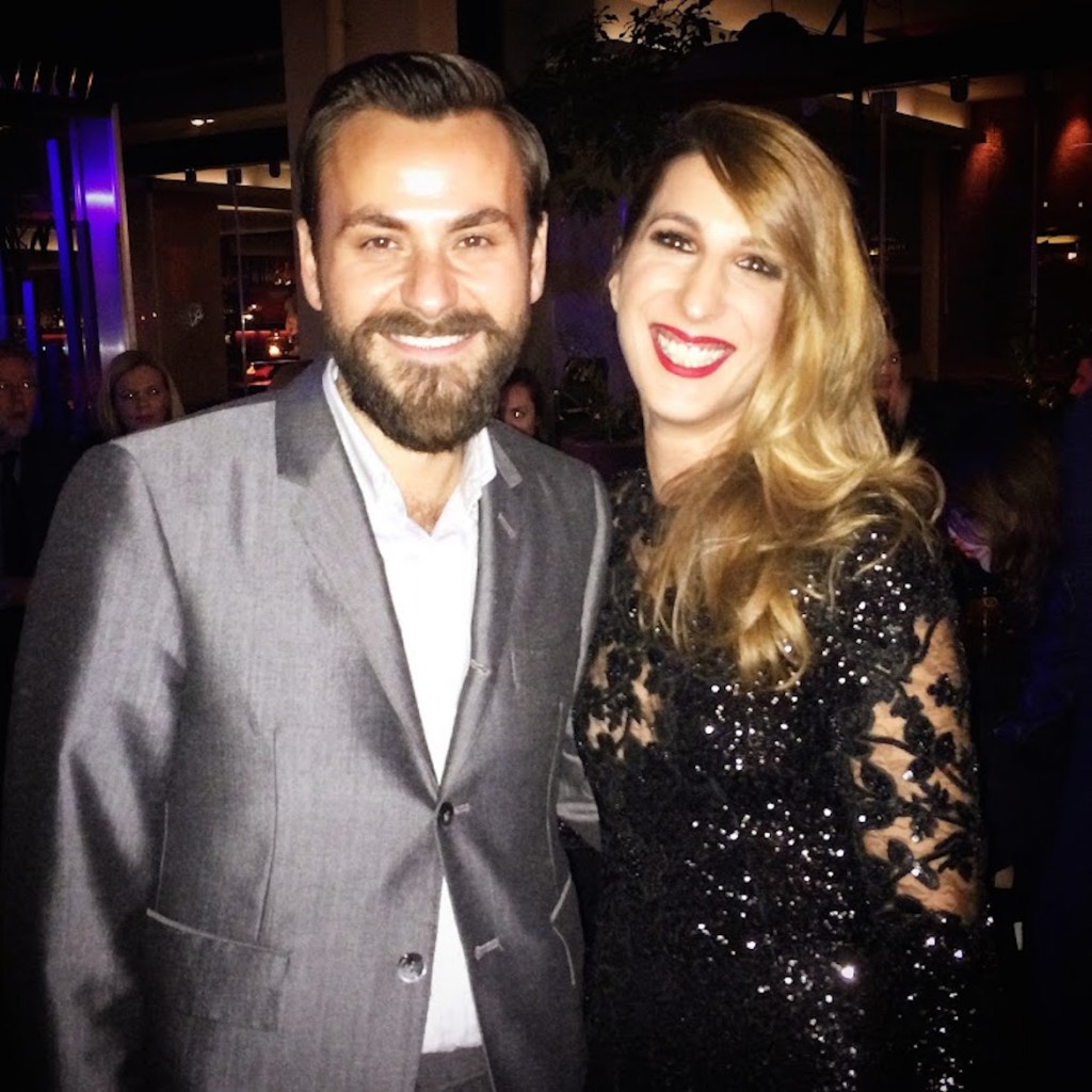 Reknown bijoutier Nikos Koulis & Vasso Papagiannakopoulou, editor-in-chief of Madame Figaro