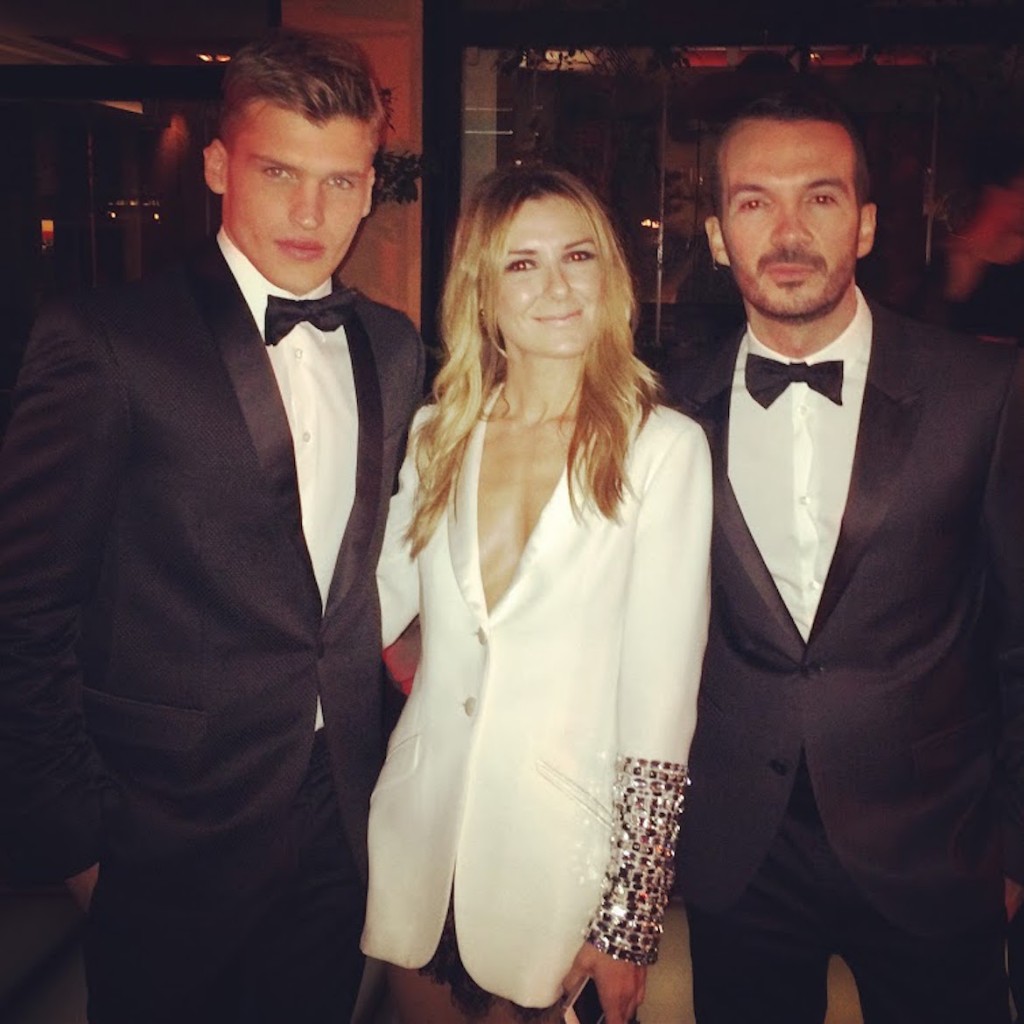 With my sister Zeta (aka Pink Girl Notes) & my good friend greek top model Ilias Avantiras