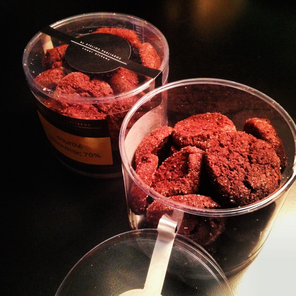 Stelios Parliaros famous sable chocolate cookies