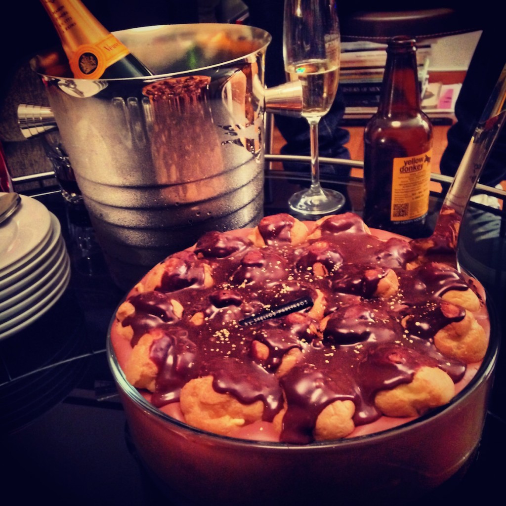 Stelios Parliaros sweet alchemy Huge profiteroles for special occasions