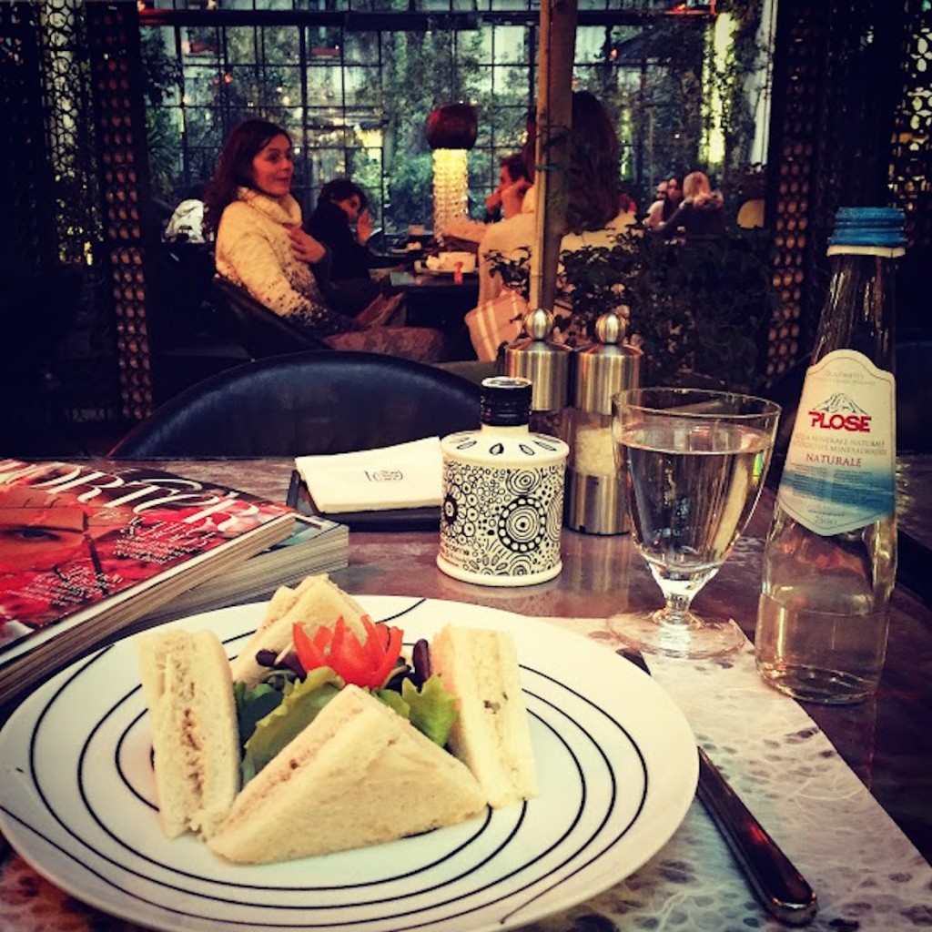 Some things never grow old or boring - 10 Corso Como concept store & cafe is one of them... Here tasting a tramezzini tonno capperi
