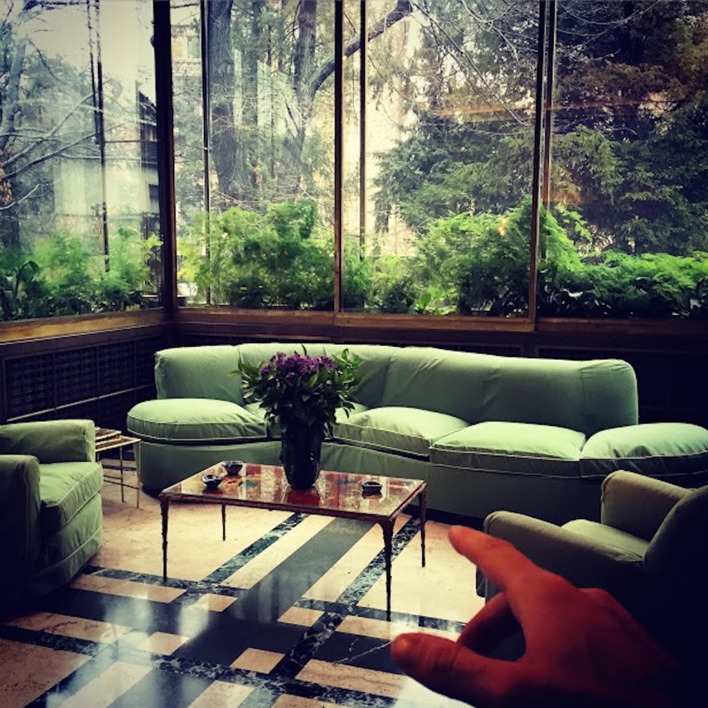 Visiting this amazing house Villa Necchi Campiglio designed in the 30s by the great architect Piero Portaluppi -the house in my favorite movie "Io sono l'Amore" (2009) feat. Tilda Swinton