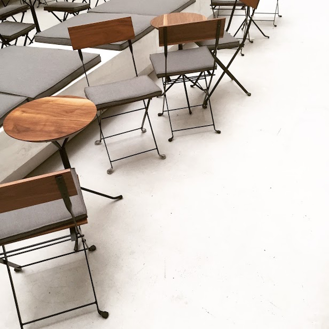 The cafe at the Museum of Cycladic Art is designed by Kois Associated Architects