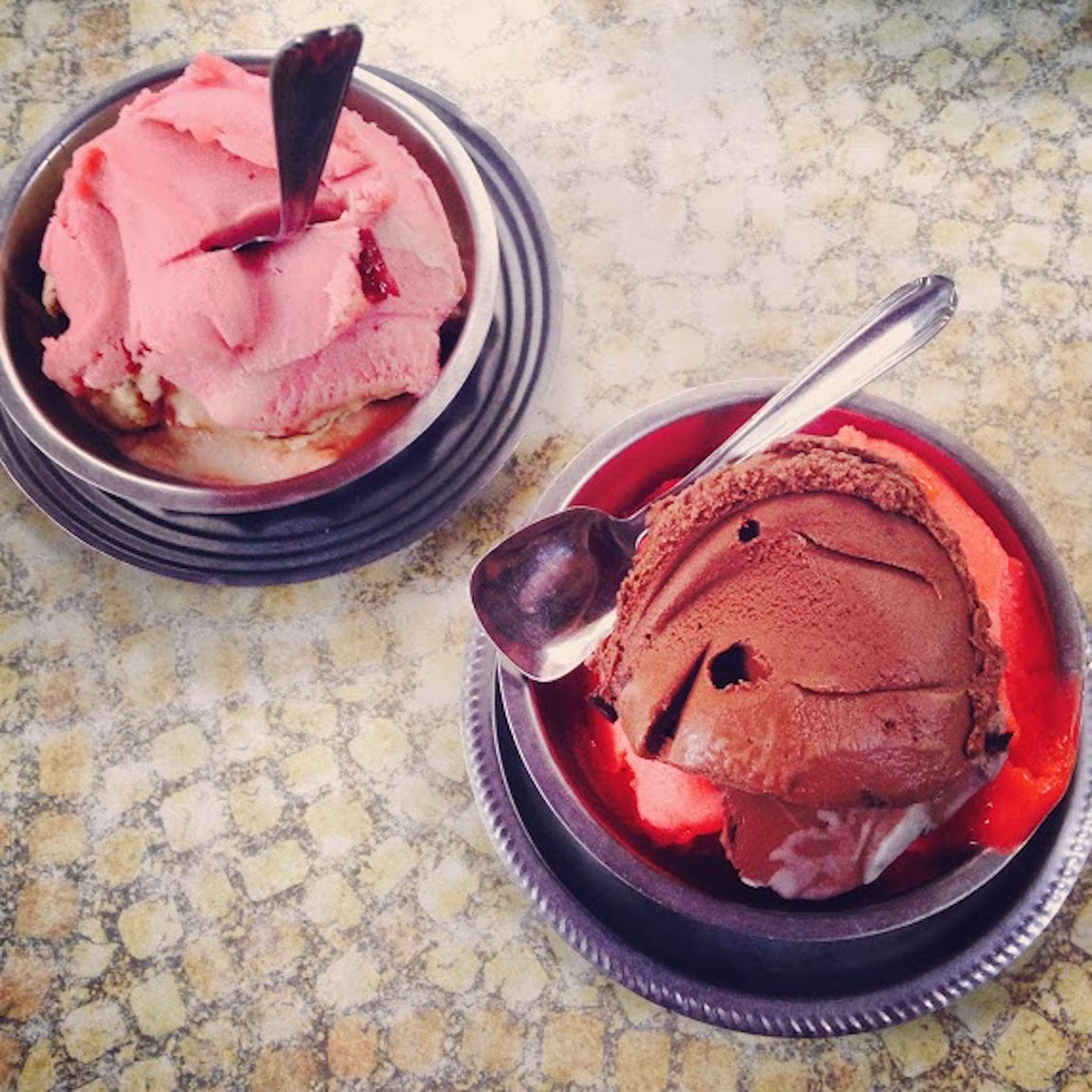 Ice-cream can't get more retro than this