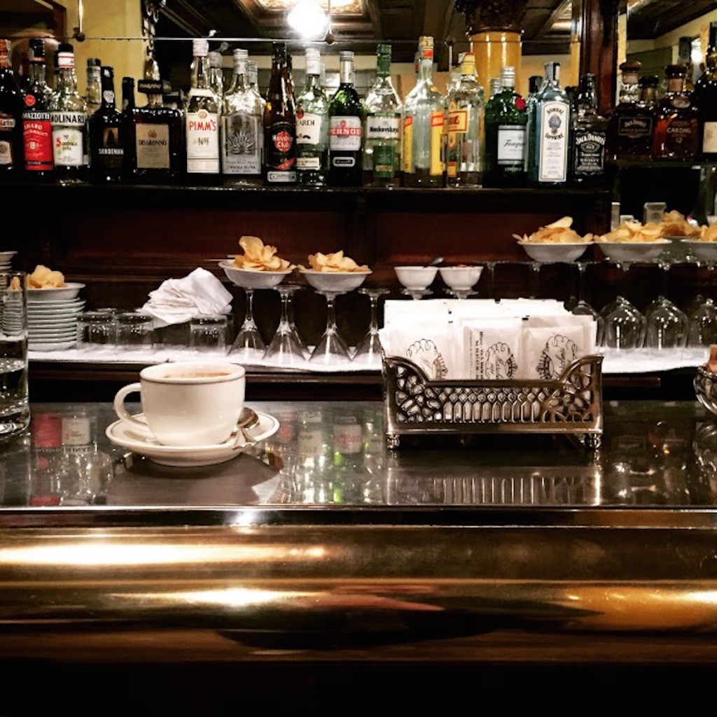 A quick macchiato at this all-time-classic little place Pasticceria Marchesi --- btw in Italy its NEVER cappuccino after noon & people lough at you if you ask for it