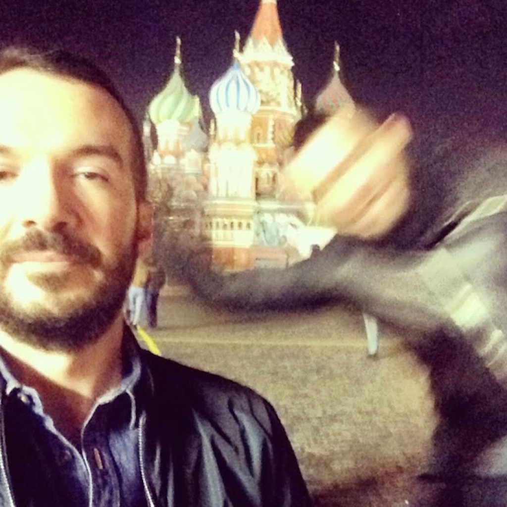 Fooling around at the Red Square