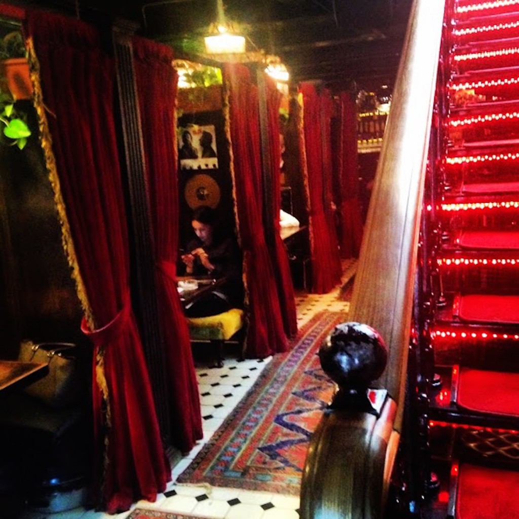 At Denis Simachev boutique & bar-restaurant, my favorite-coolest-sexiest place in Moscow!!!