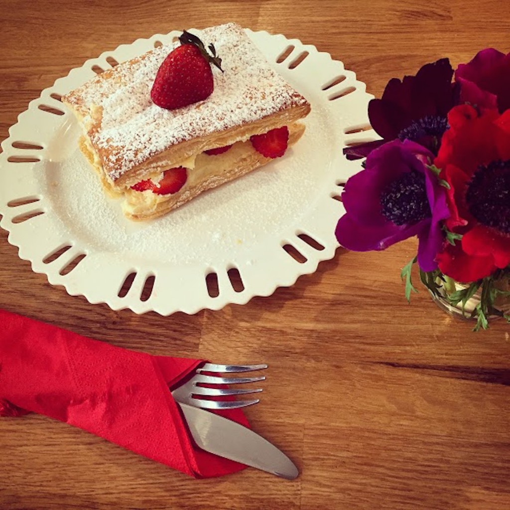 Top top TOP strawberry mille-feuille #sweettooth