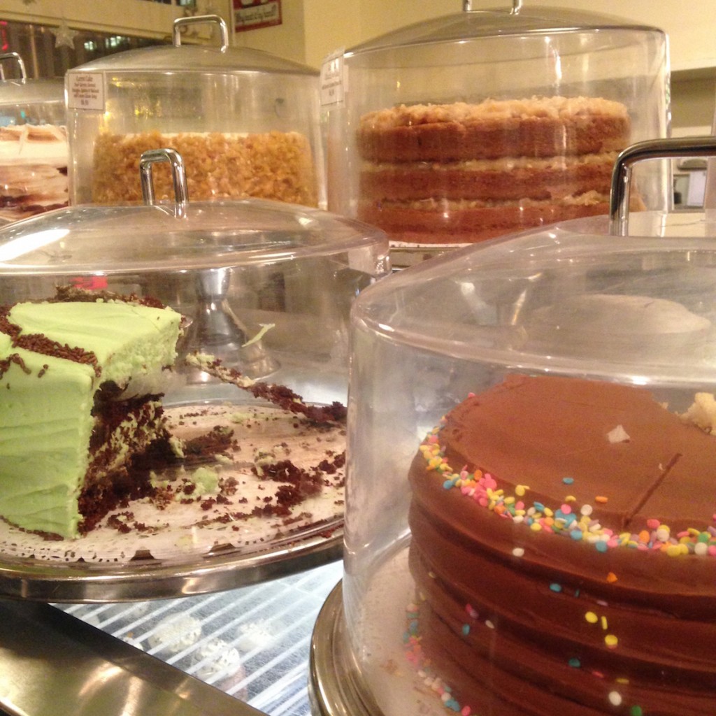 At Magnolia Bakery beloved by Carrie Bradshaw.