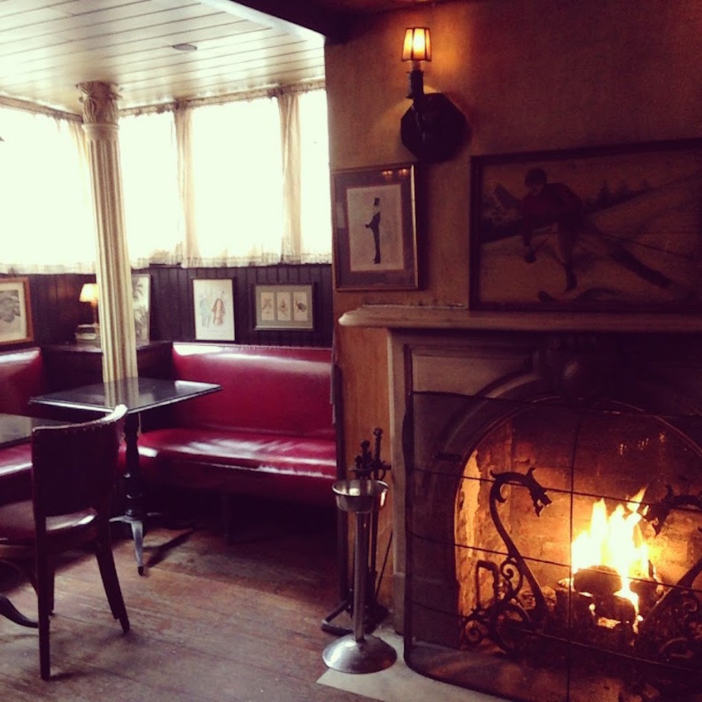 The interior of Waverly Inn.