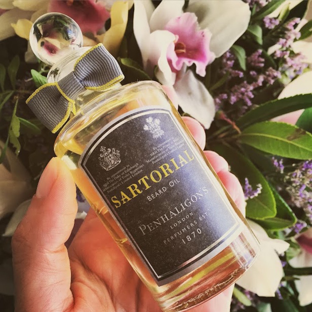 My morning ritual: Sartorial Beard Oil for "retrosexuals" by Penhaligon's