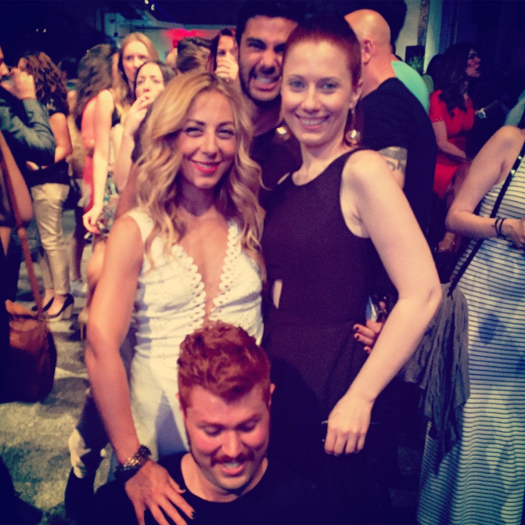 Stunning gals & silly boys of In Style Greece thank u for the chance to party!