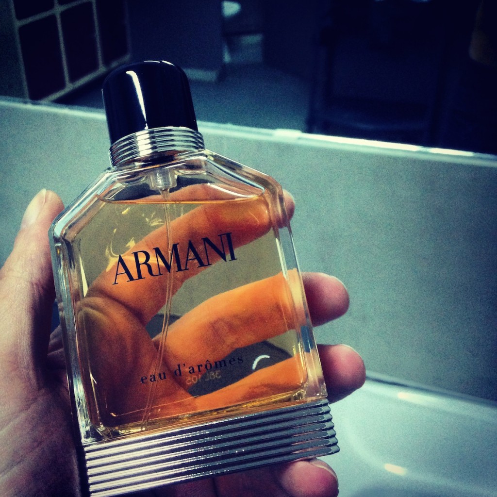 ARMANI Eau d' Aromes - a masculine sexy fragrance & men's best friend.