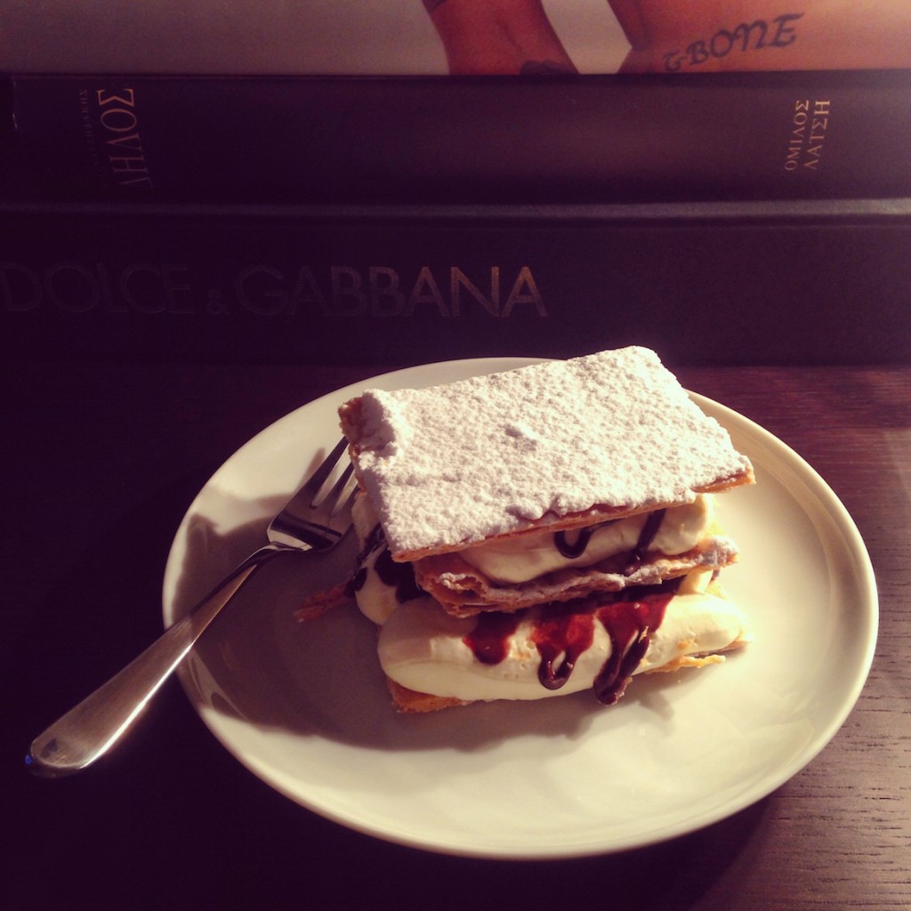 The famous Mille-feuille by Despina patisserie.