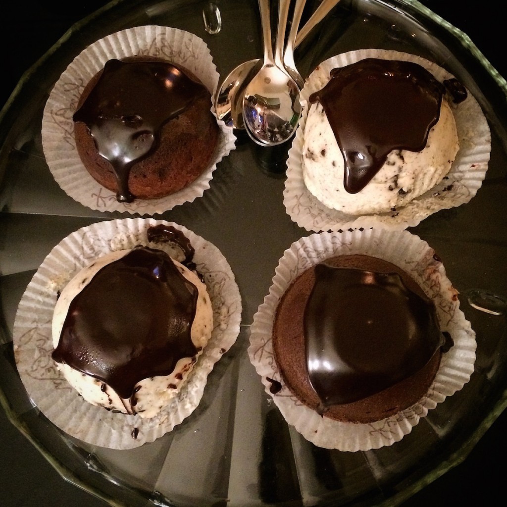 Cheesecake with oreo & cookies ++ Chocolate Brownie by Kyveli patisserie.