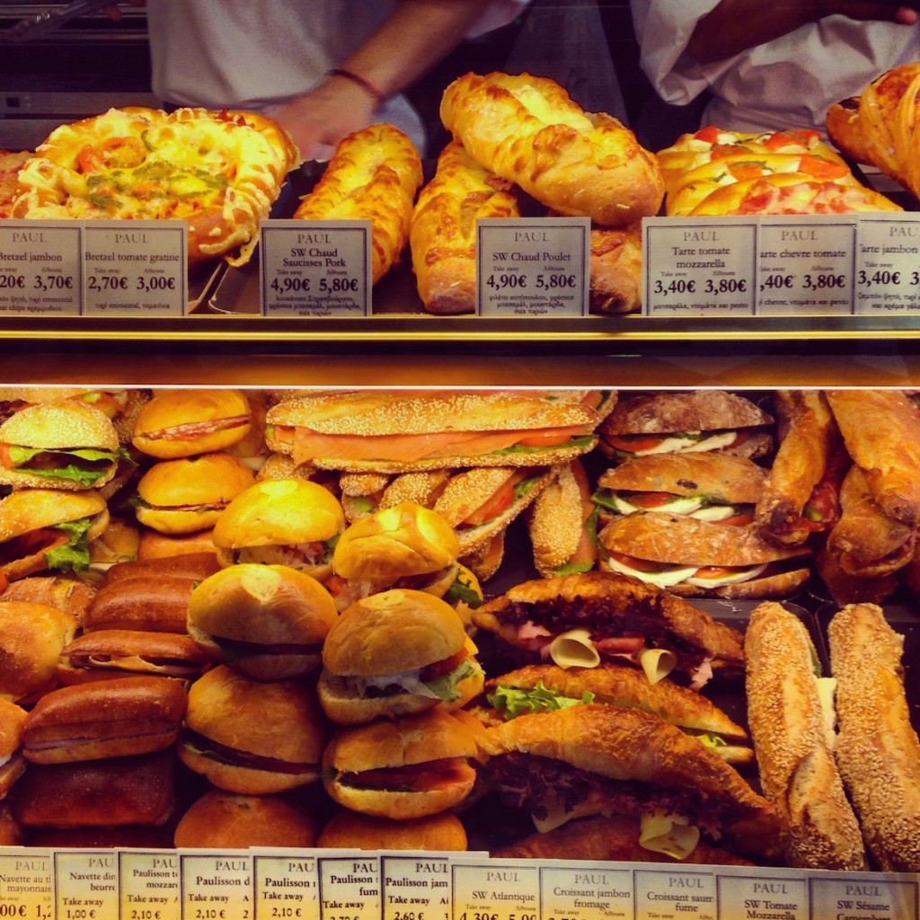 French-style Petit-dejeuner at Paul boulangerie (bakery)