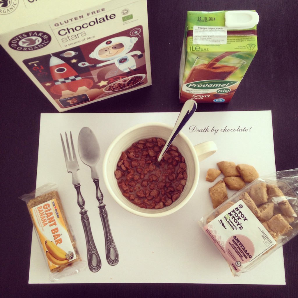 Organic tastes good! Bio cereals & soya chocolate milk