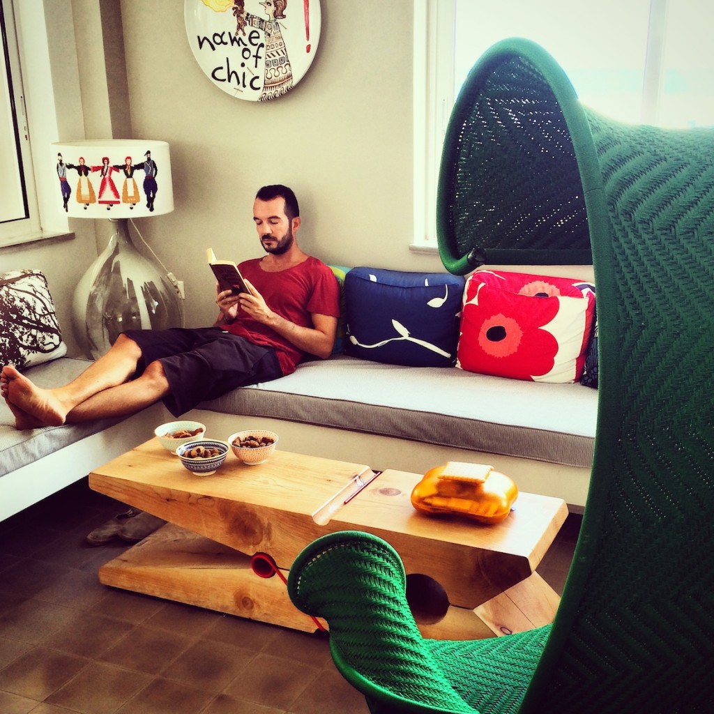 Lounging at Ammos...