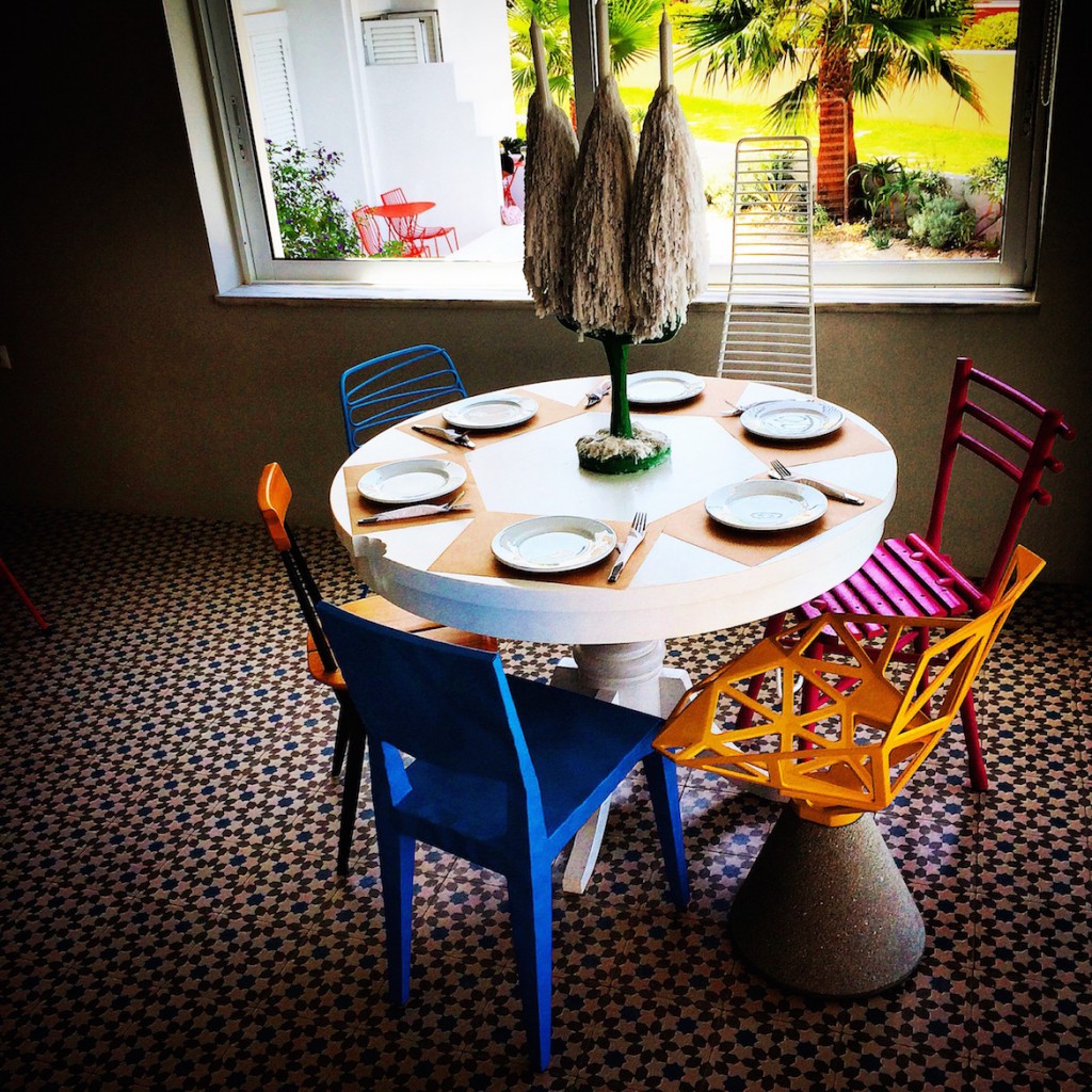 Sui generis design at the Ammos boutique hotel inspired by owner Nikos Tsepetis.
