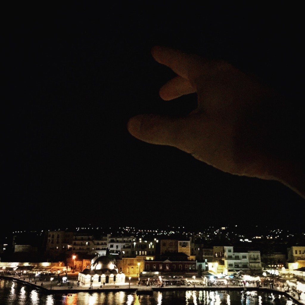 Spectacular Chania old-town by night!