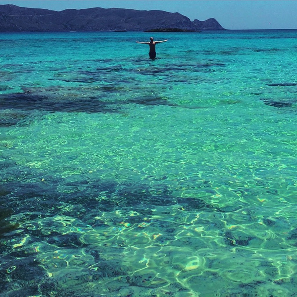 This is it! Turquoise waters at Elafonissi!