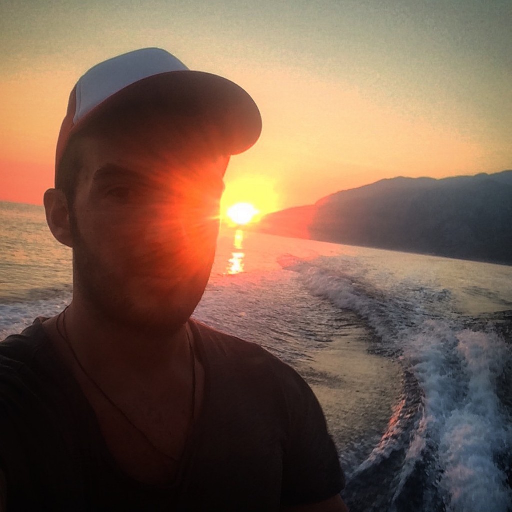 It's been a great day in the south coast of Crete & it ends with a glorious #sunset!!