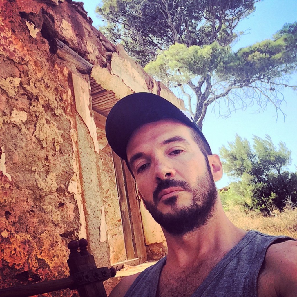 Near Sounion (backstage during a photoshooting for Esquire magazine)