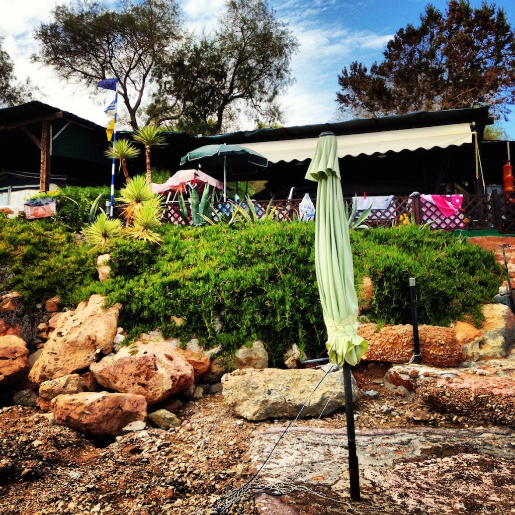 A bohemian trolley-park in Varkiza...