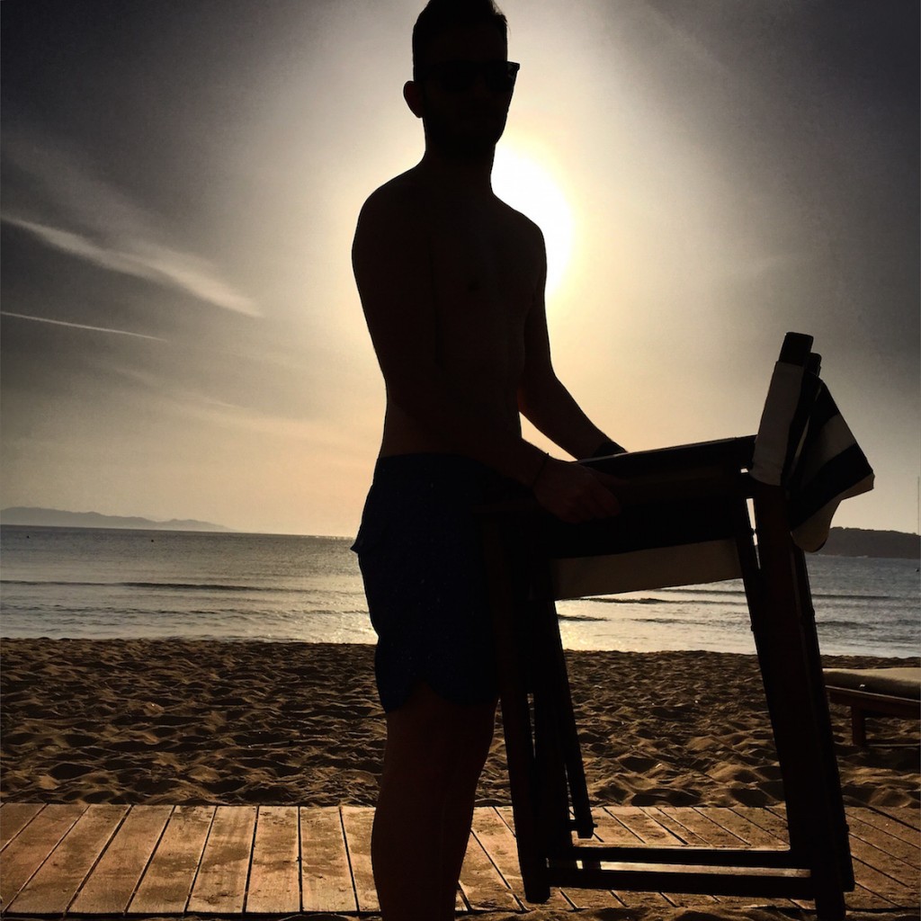 Sunset at Astir beach (with Tasos)