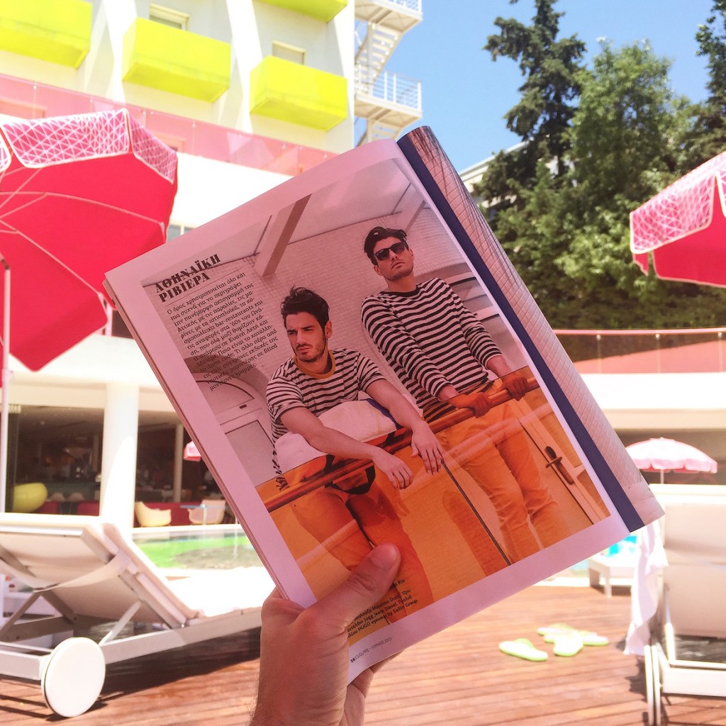 This is a fashion story for Esquire we shot at the miami-like pool area