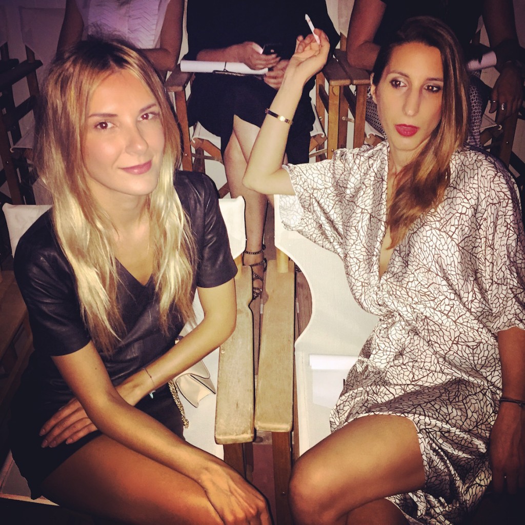 Sexy stuff! Zeta @pinkgirlnotes & Vasso Papagiannakopoulou, editor-in-chief Madame Figaro GR.