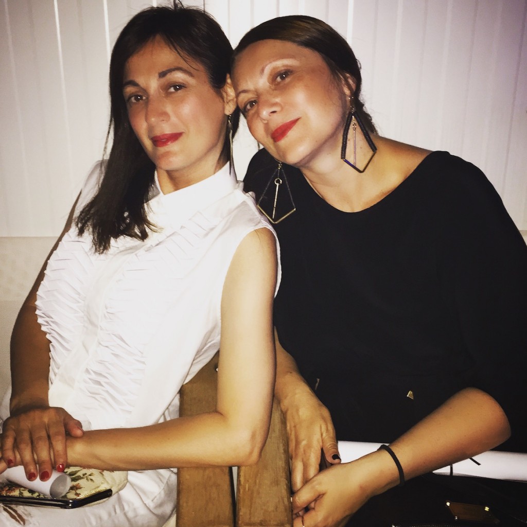 Classy girls Lia Kouma & Giota Dionysopoulou, fashion editors.