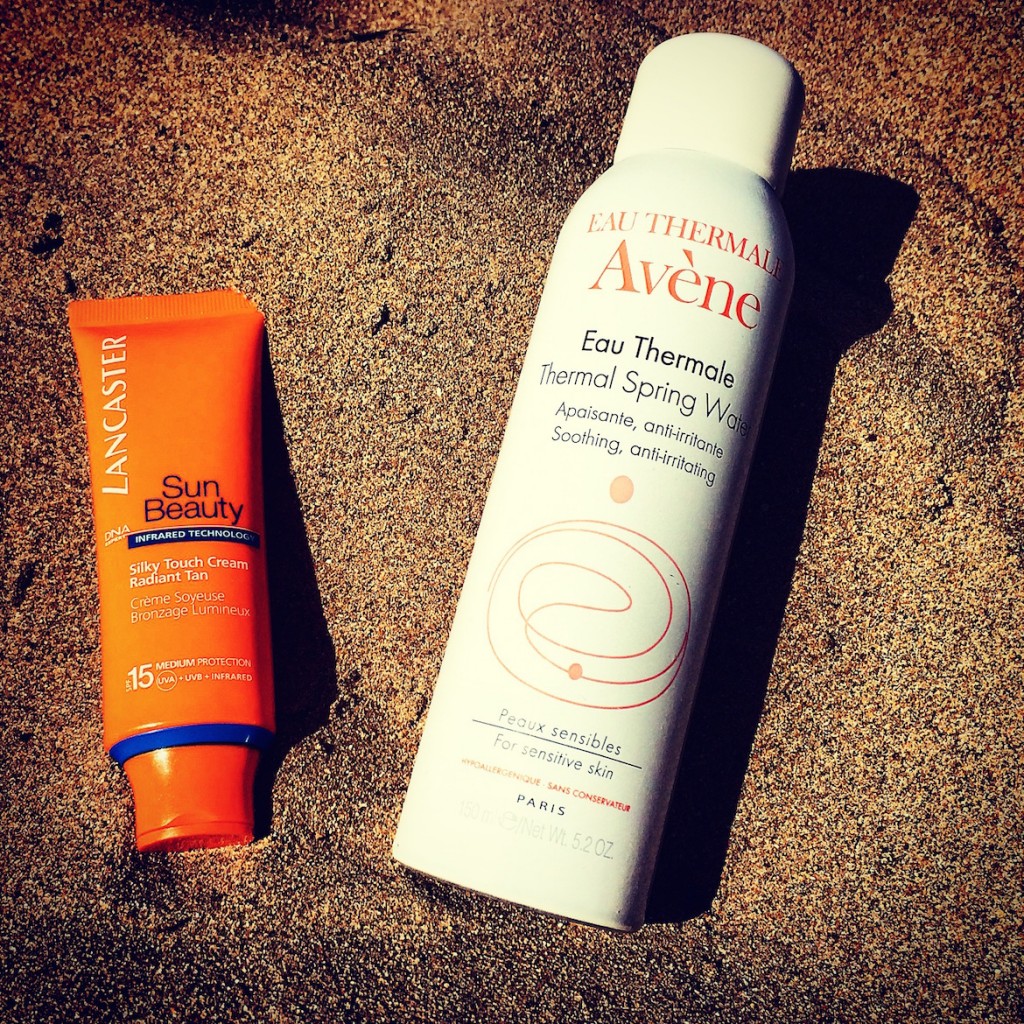 Summer classic LANCASTER sunscreen SPF15 (++ Avene eau thermale cool spray).