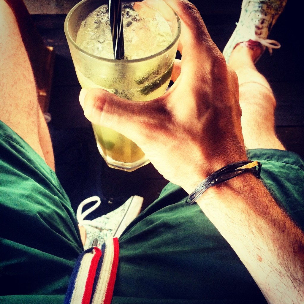 Caipirinha at Ibiza beach bar, Louros (Aitoloakarnania).