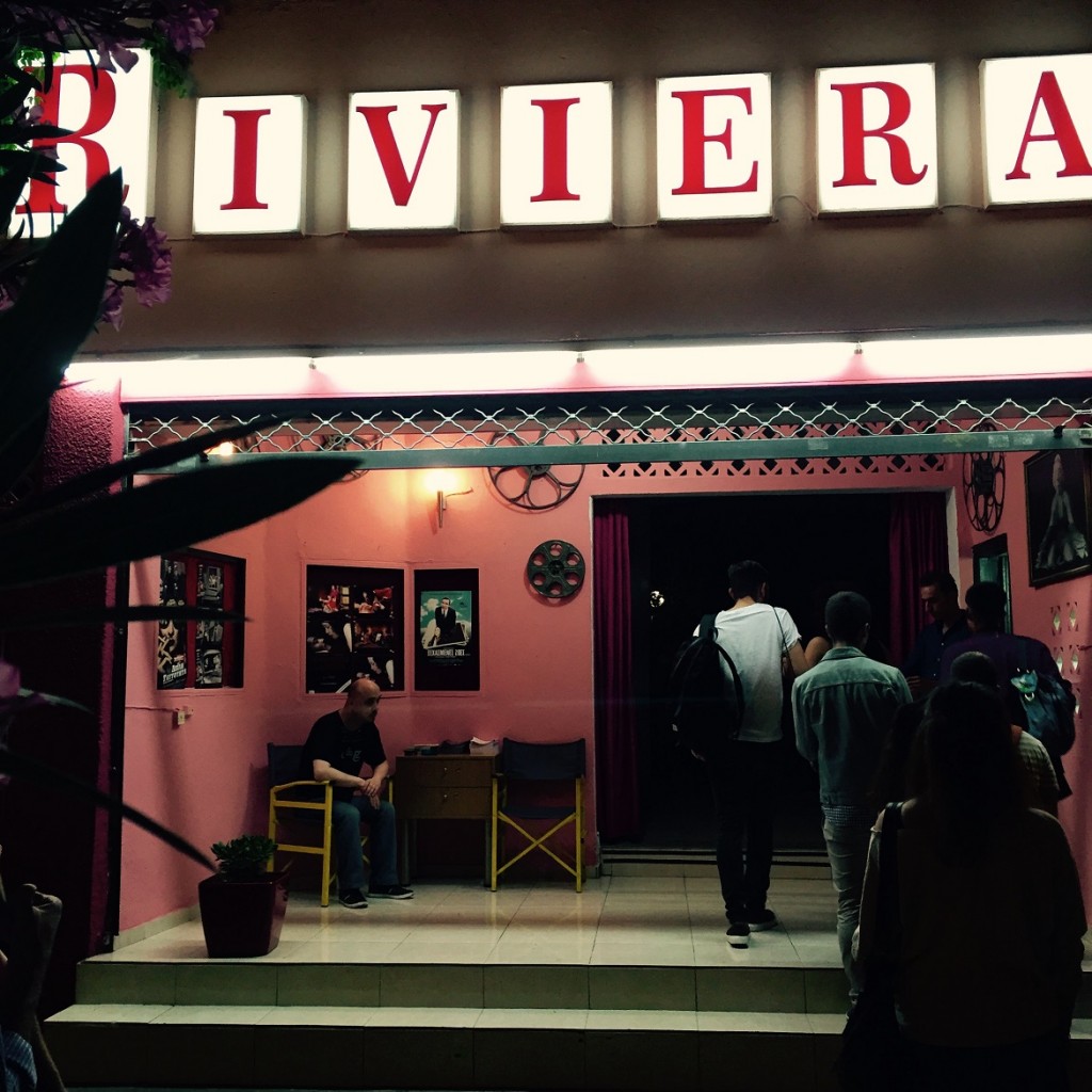 Riviera, the cult open-air cinema in hippie Exarchia neighbourhood.