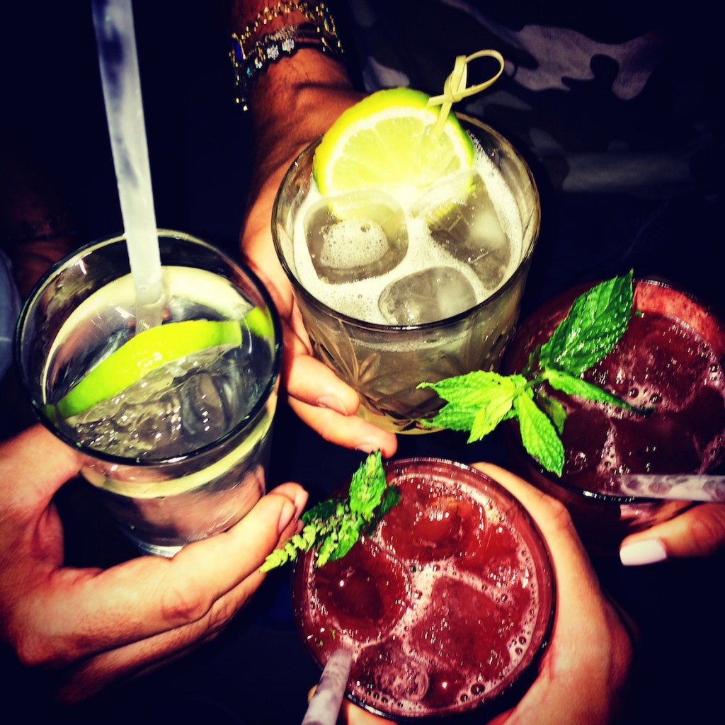 ...and some after-hours cocktails at the exclusive bar MONI.
