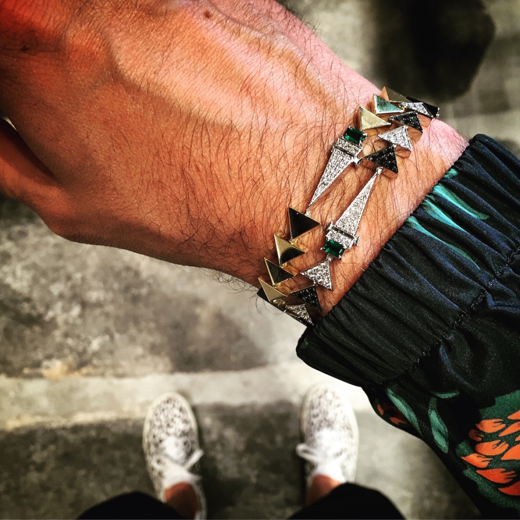Close-up on these Nikos Koulis amazing bracelets!