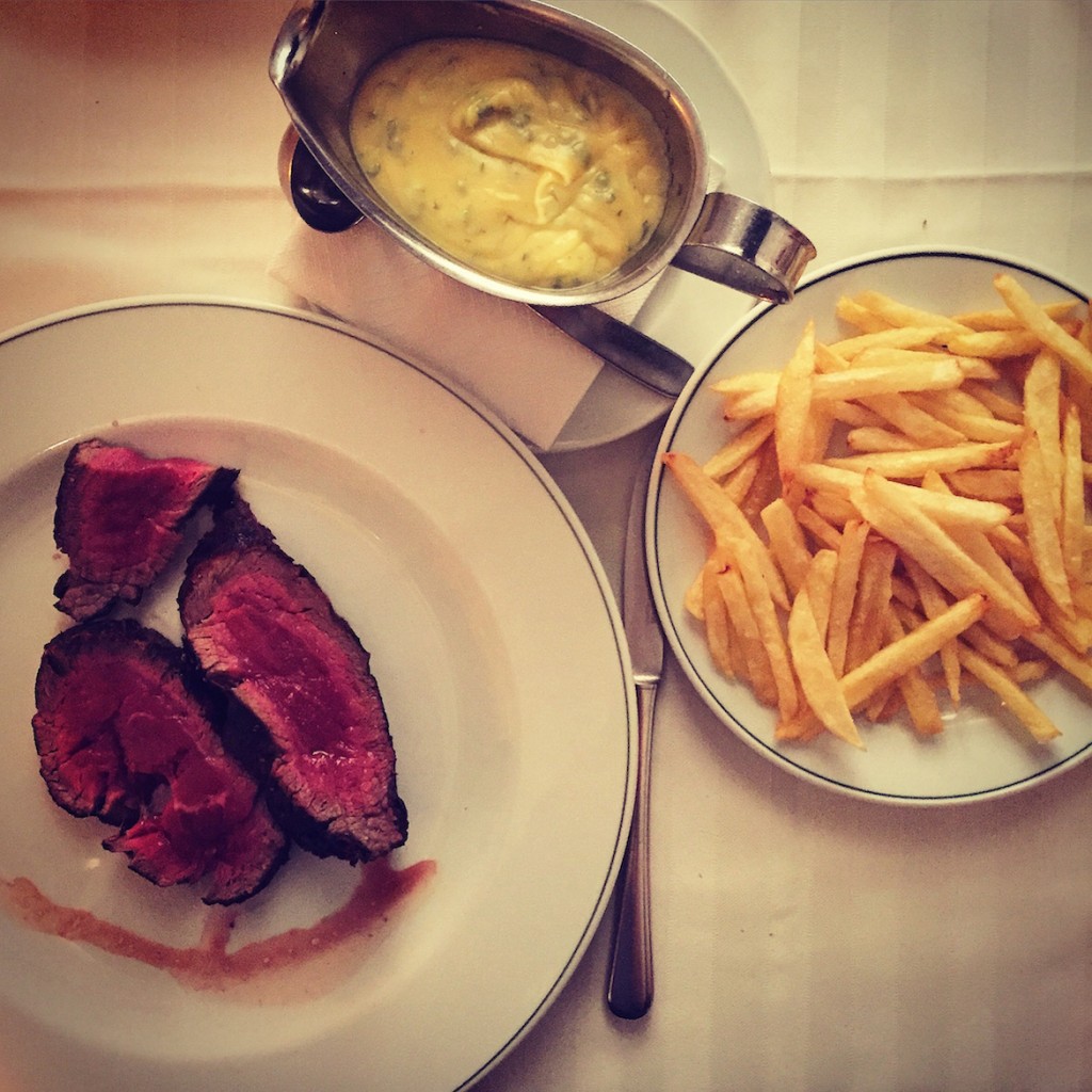 Black angus chateaubriant steak at Katrine's. To die for!