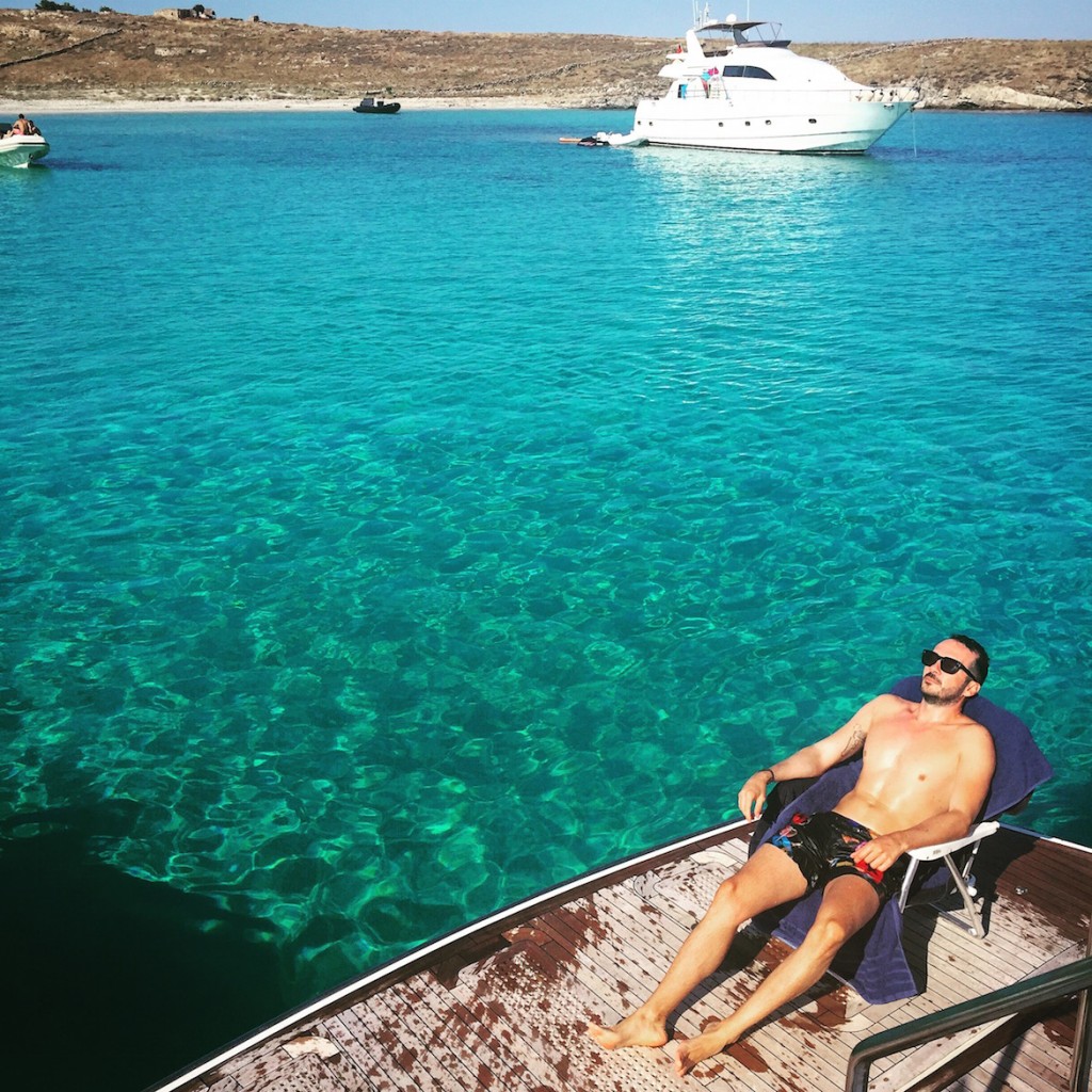 At Rinia little islands close to Delos.