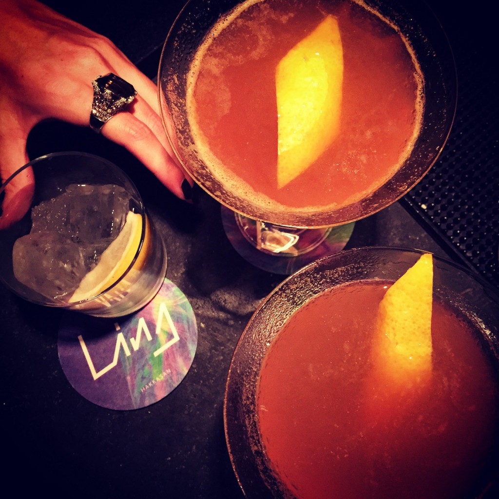 Hakkatini signature cocktail at Ling Ling (aka just-open Hakkasan in Mykonos).