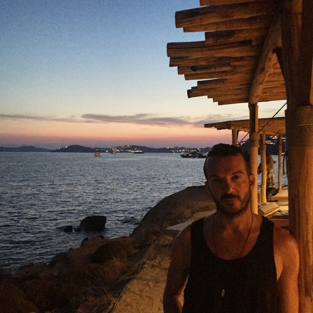Sunset at Scorpios in Paraga beach before the party begins...
