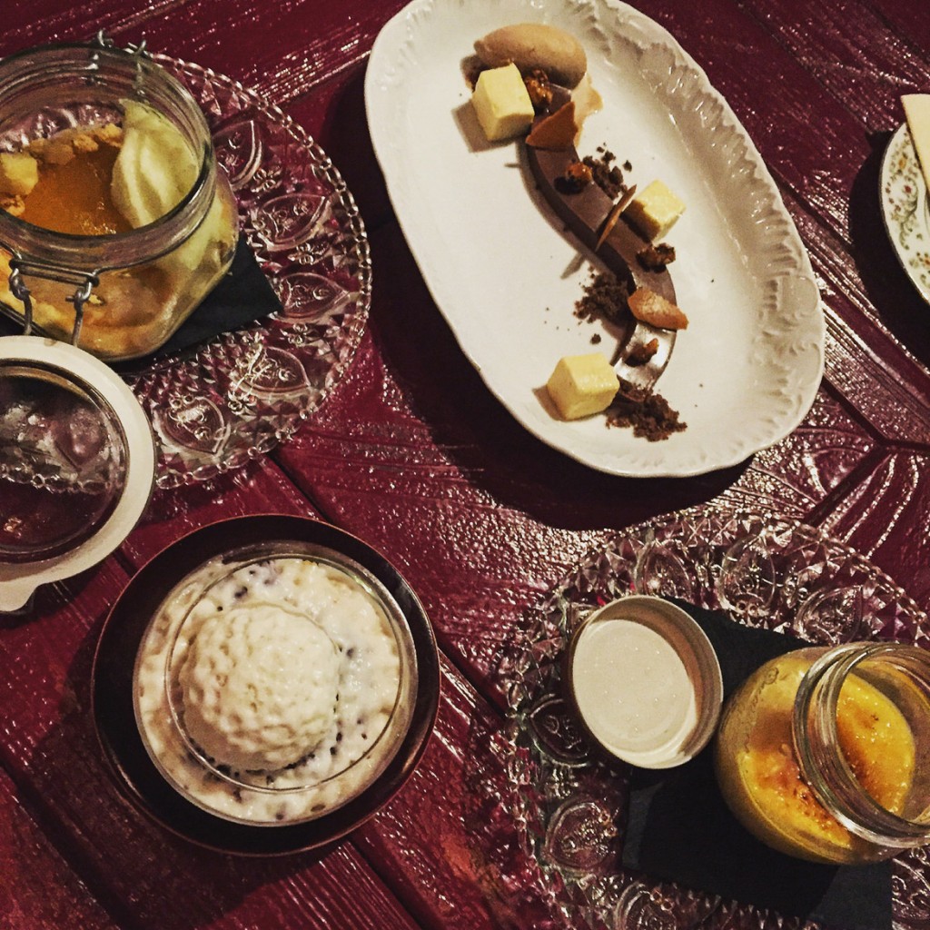 A selection of fine desserts to complete a perfect dinner! #sweettooth