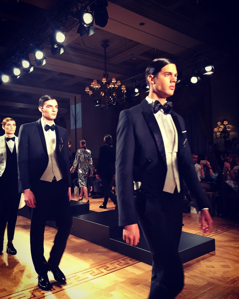 Elegant black tie feat. models Christos Birbas & Okan Boz.