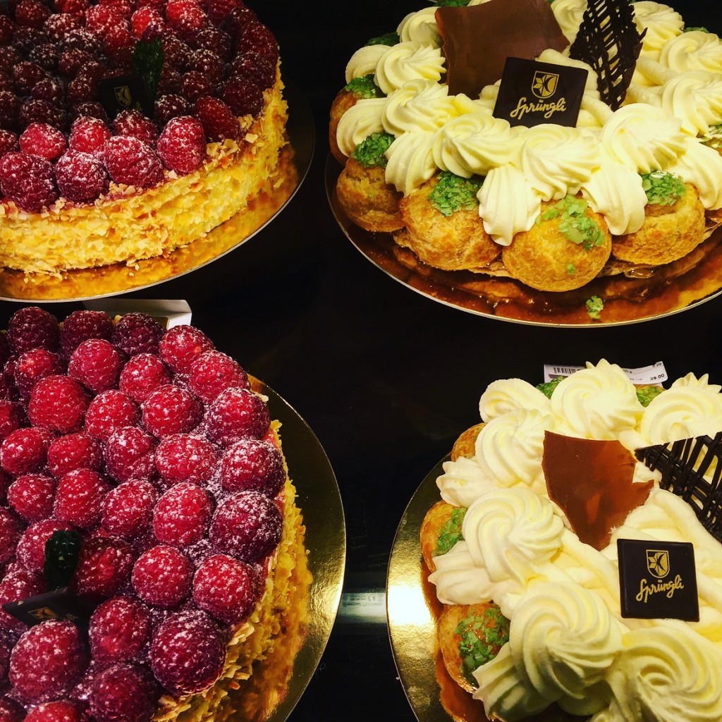 Sprungli Patisserie in Zurich is like the best pastry shop in the whole world!