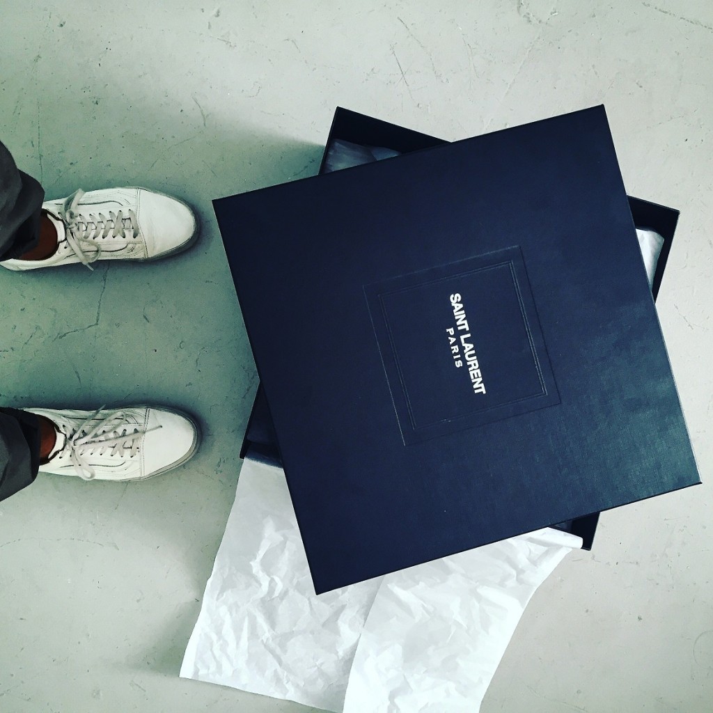 Anything from SAINT LAURENT will do! (luisaworld.com)