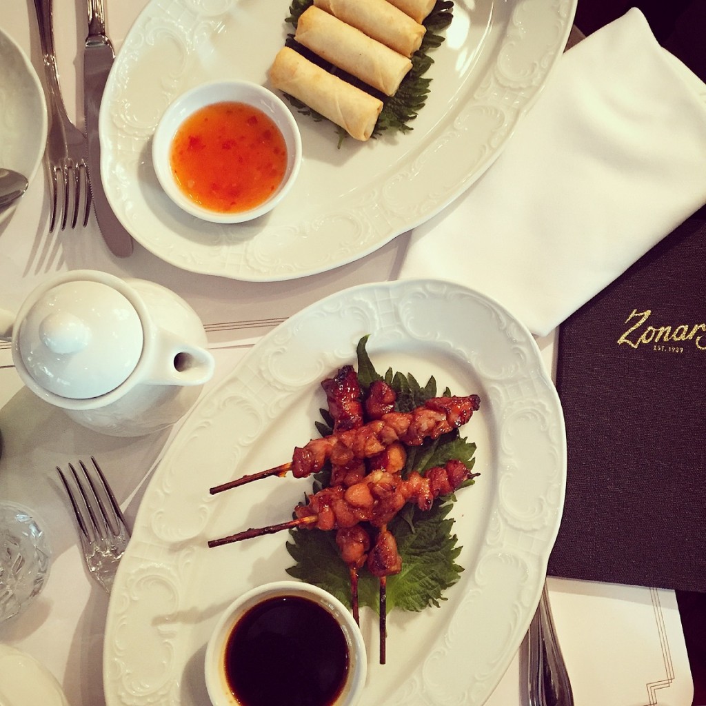 Little tasty & elegant snacks before or after coffee/ tea at Zonars...
