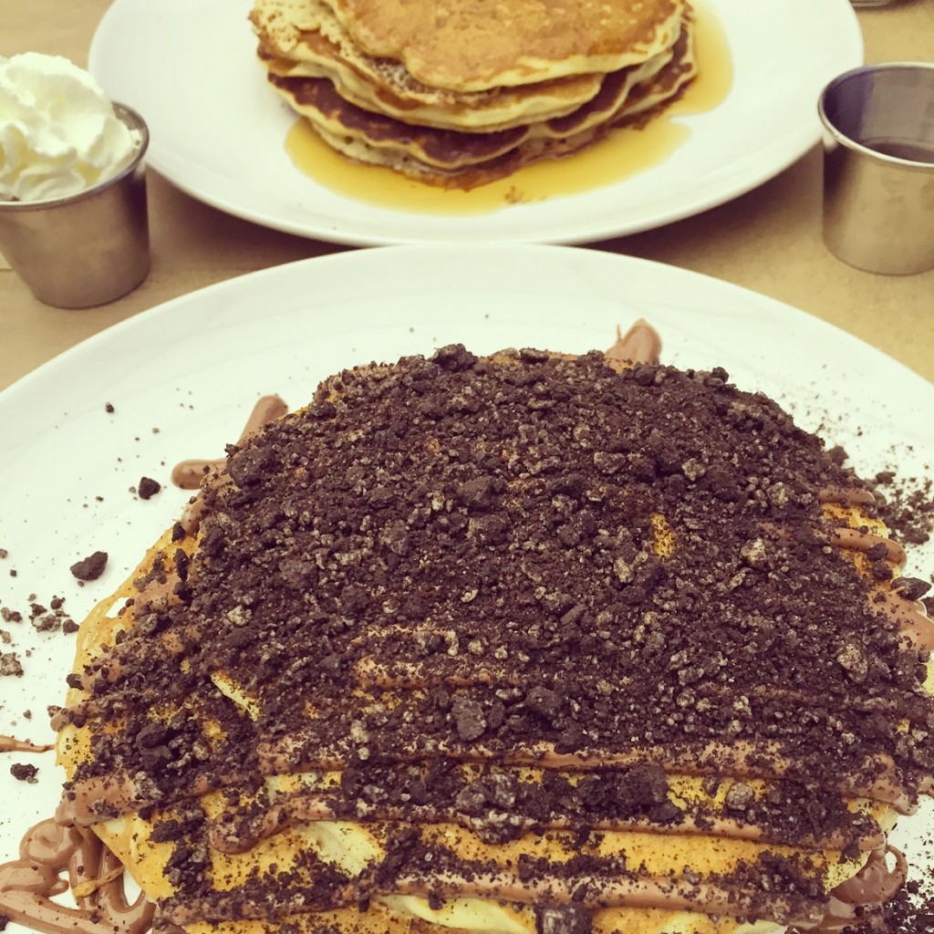 With Nutella & crashed cookies at NEW YORK SANDWICHES