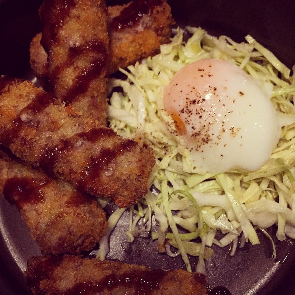 In-yer-face beef karroke + a fried egg