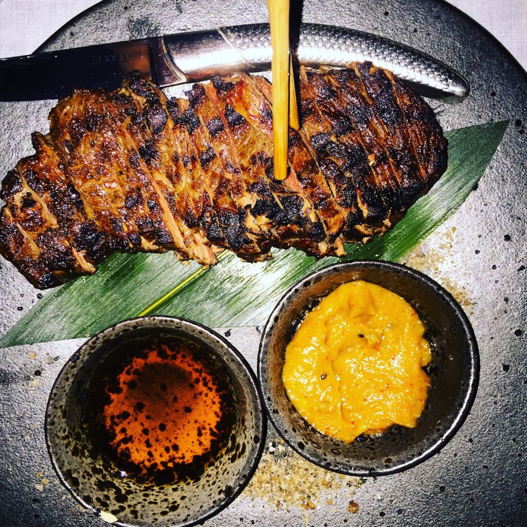 New York Strip: the only decent dish we've had at talk-of-the-town restaurant Sexy Fish #fail