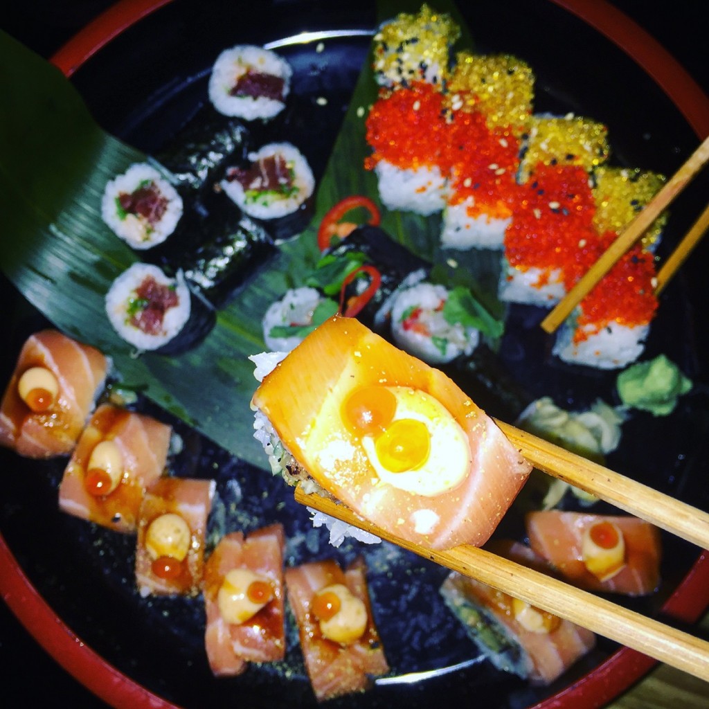Beautifully arranged & delicious rolls